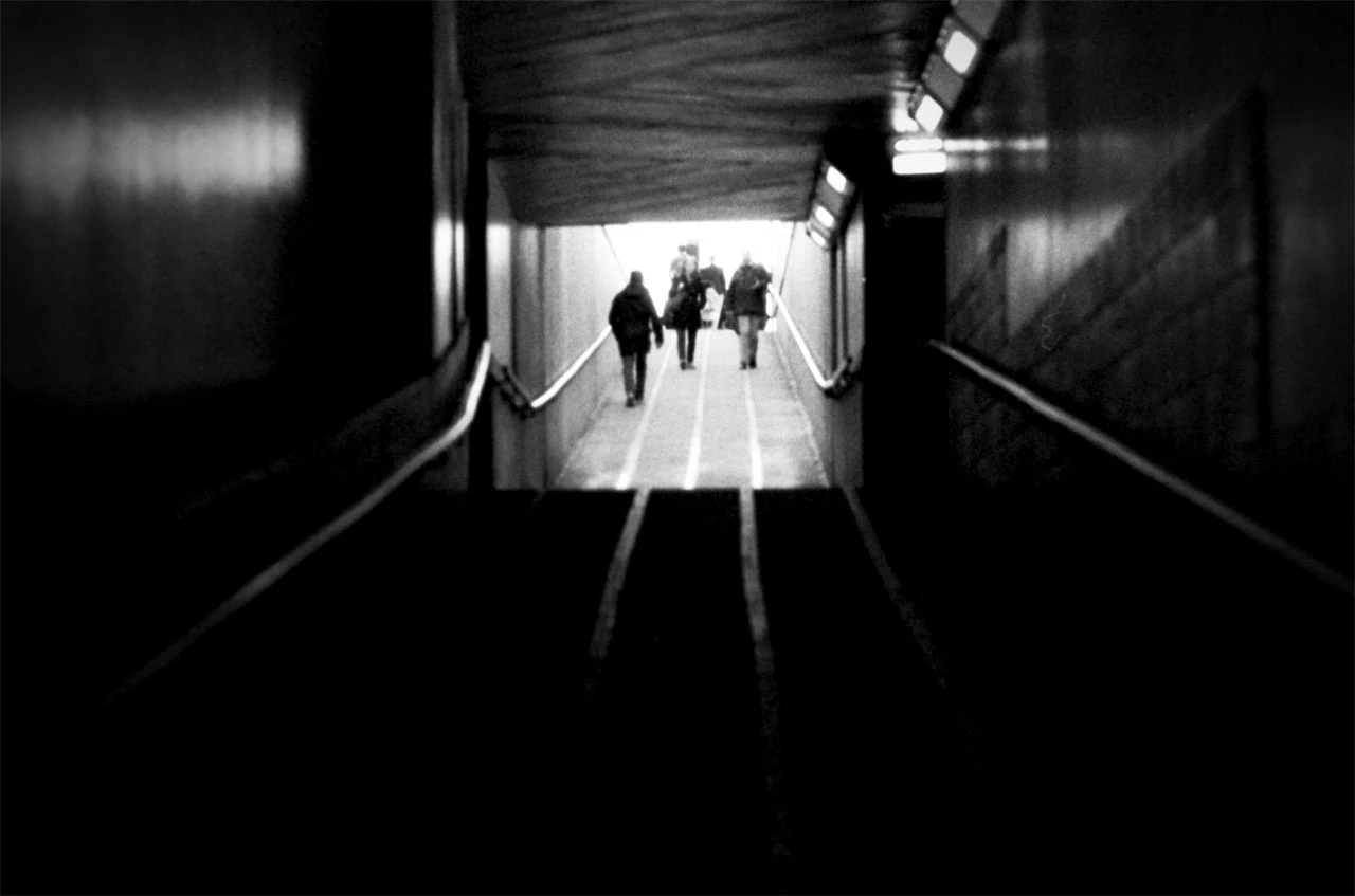 At the end of the tunnel
