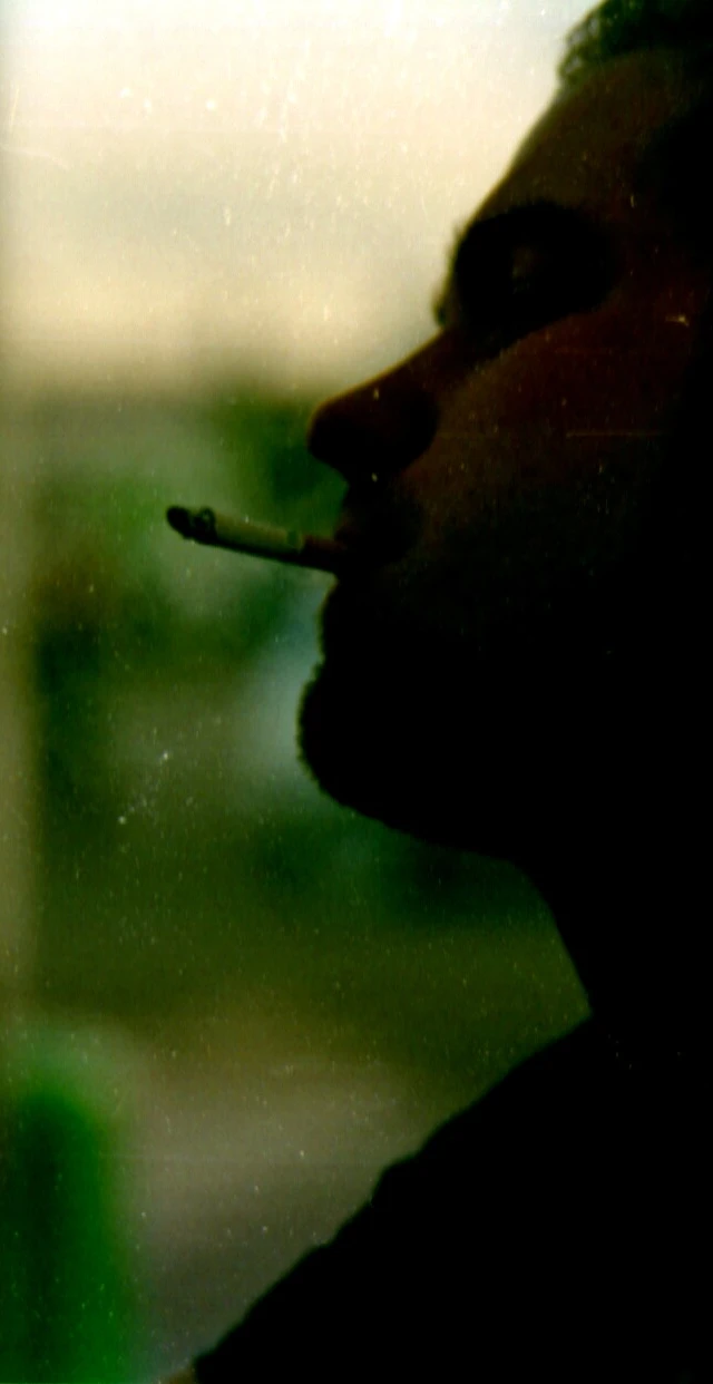 Late night cigarette