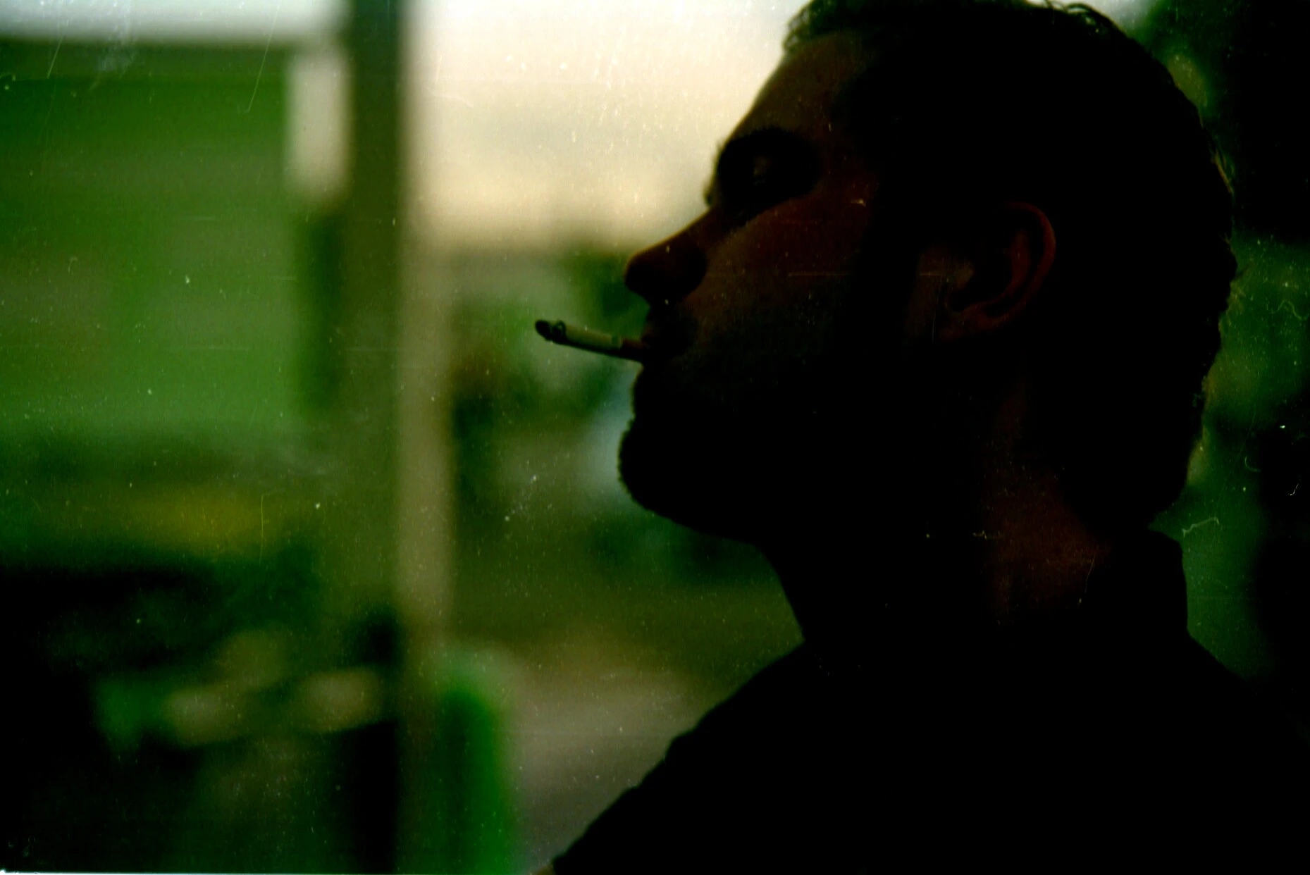 Late night cigarette
