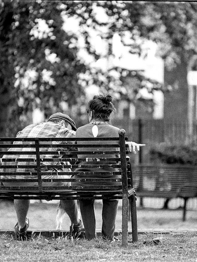 Couple in the park