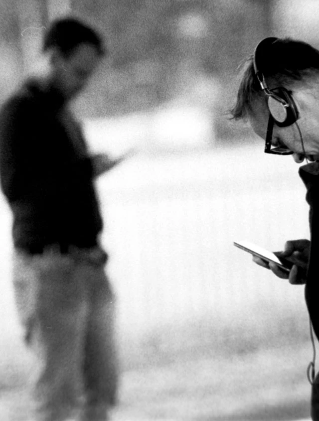 On the phone