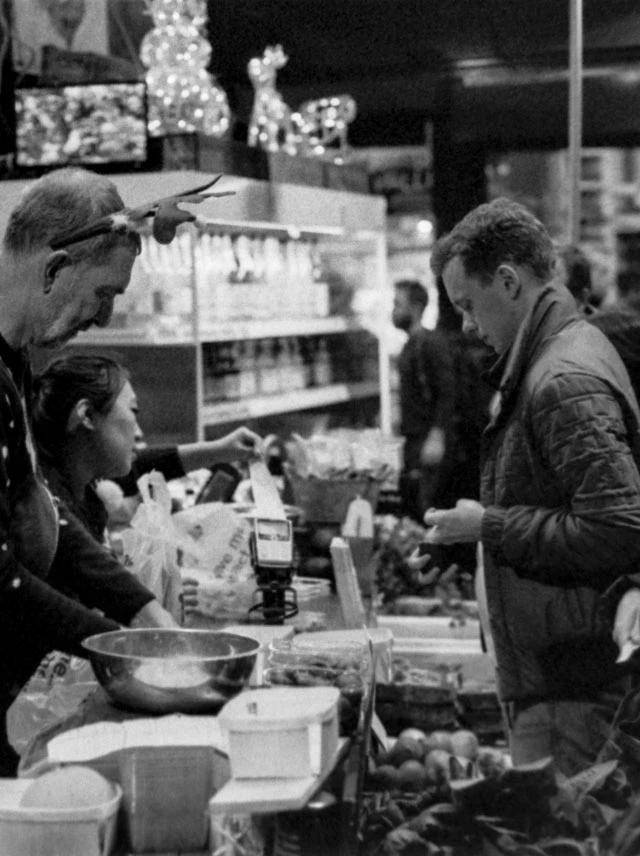 Reindeer market man