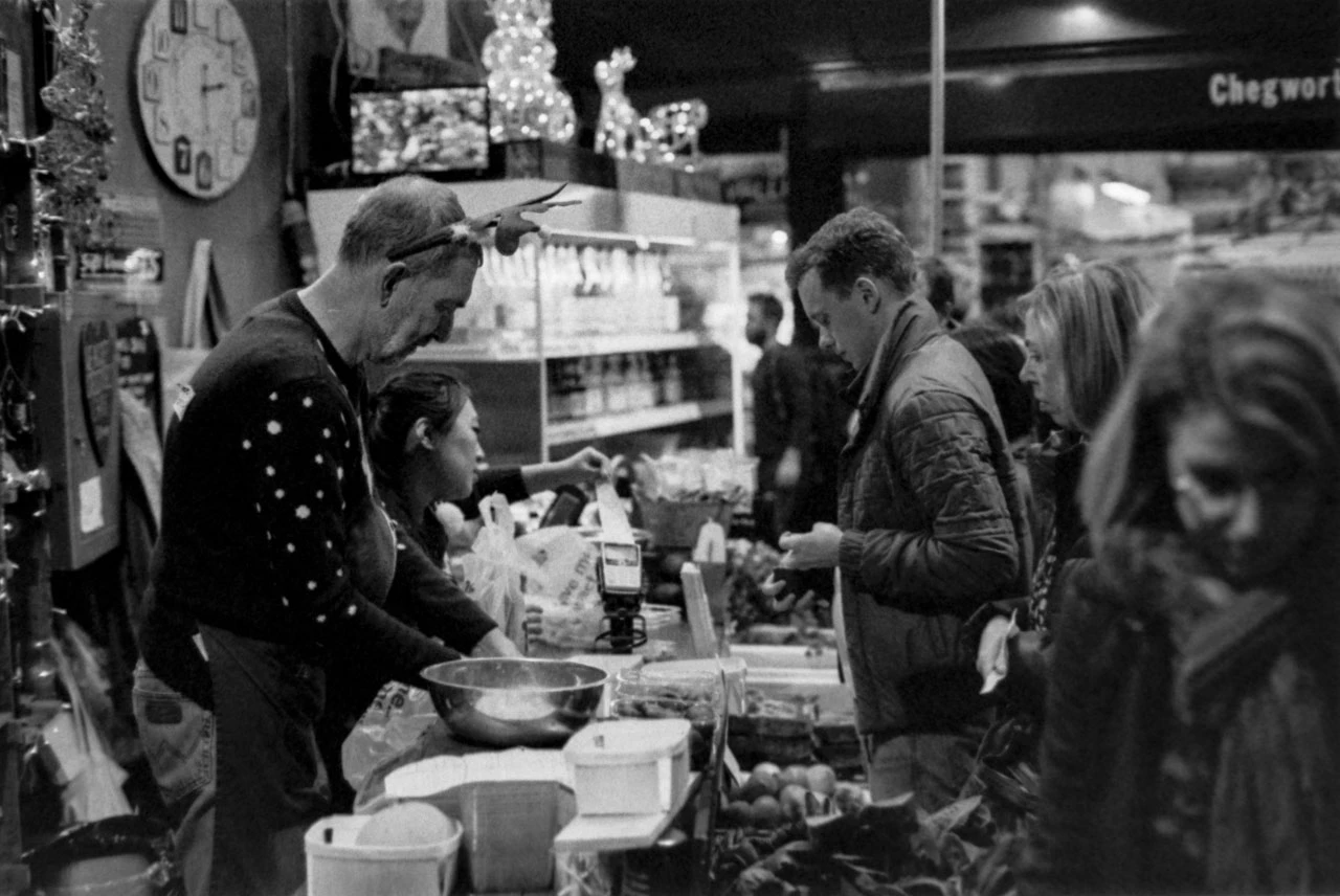 Reindeer market man
