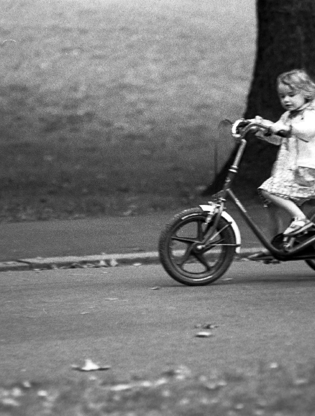 Riding my tricycle