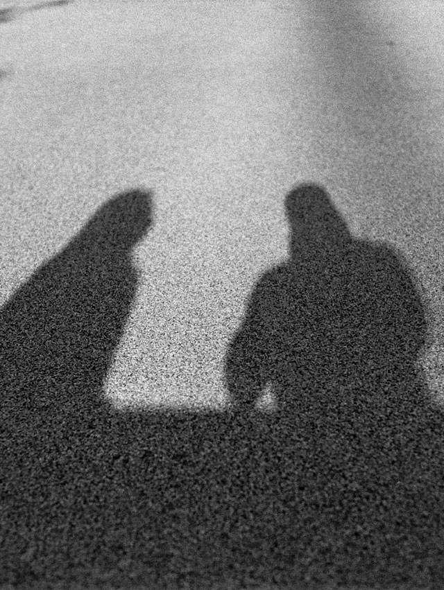 Shadow self portrait
