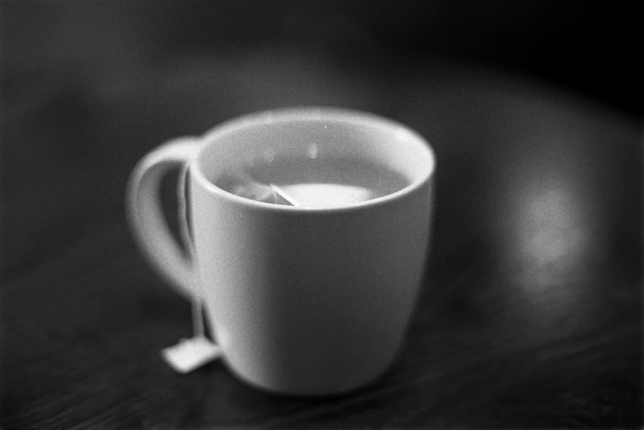 Tea time at Starbucks