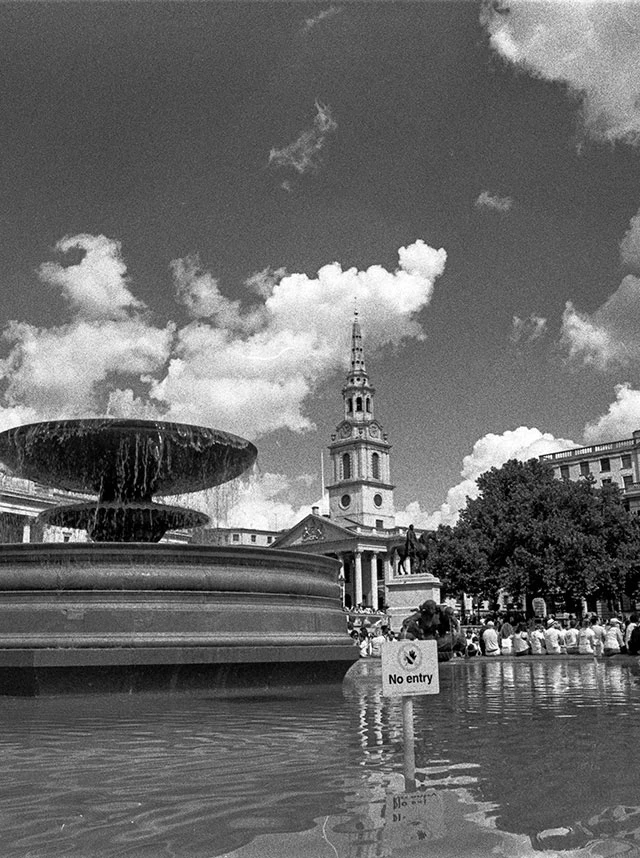 Fountain at Trafalgar Square