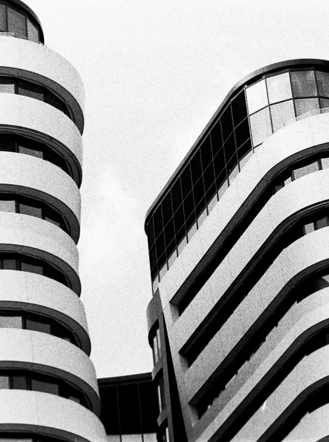 White buildings