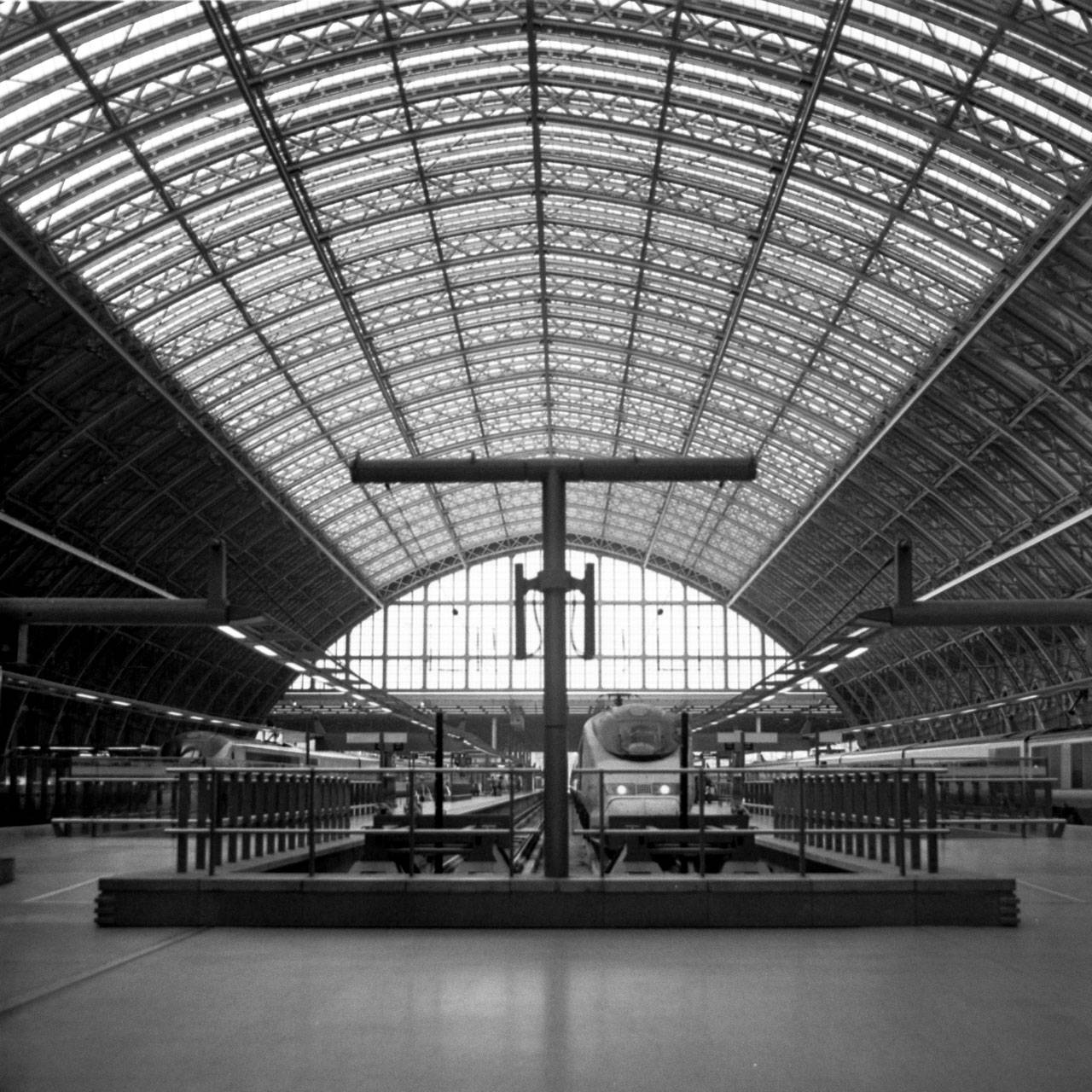 Train station hangar