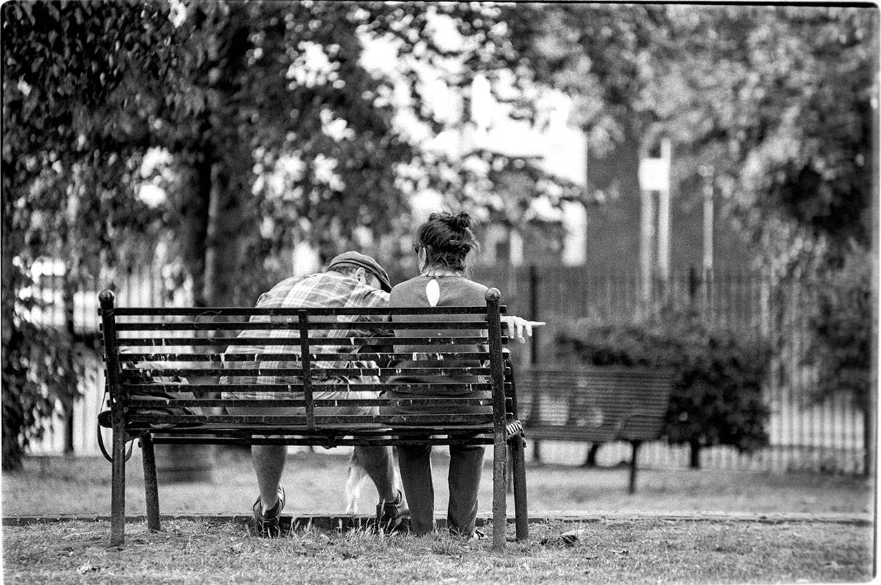 Couple in the park