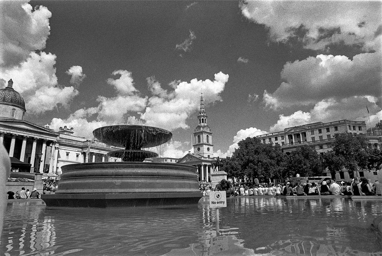 Fountain at Trafalgar Square